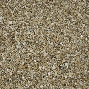 Medium grade vermiculite: coarse gold-brown mineral flakes
