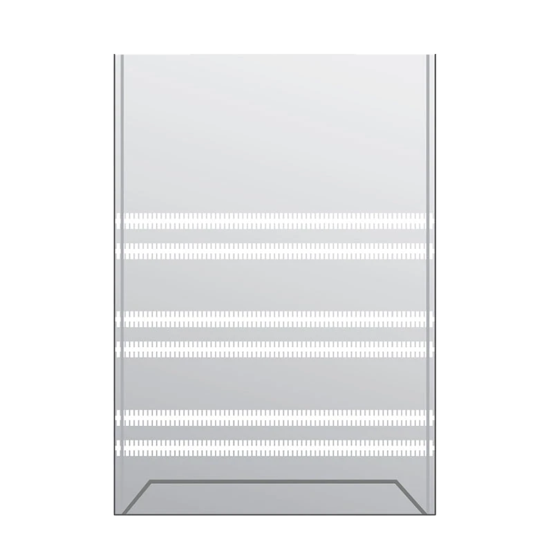 Illustration of an XL mushroom grow tent, a tall clear bag with four filter strips