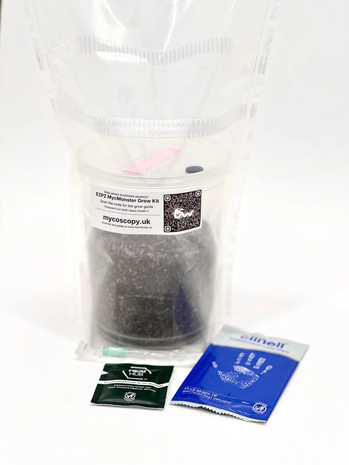 EZPZ MycMonster grow kit in its grow bag