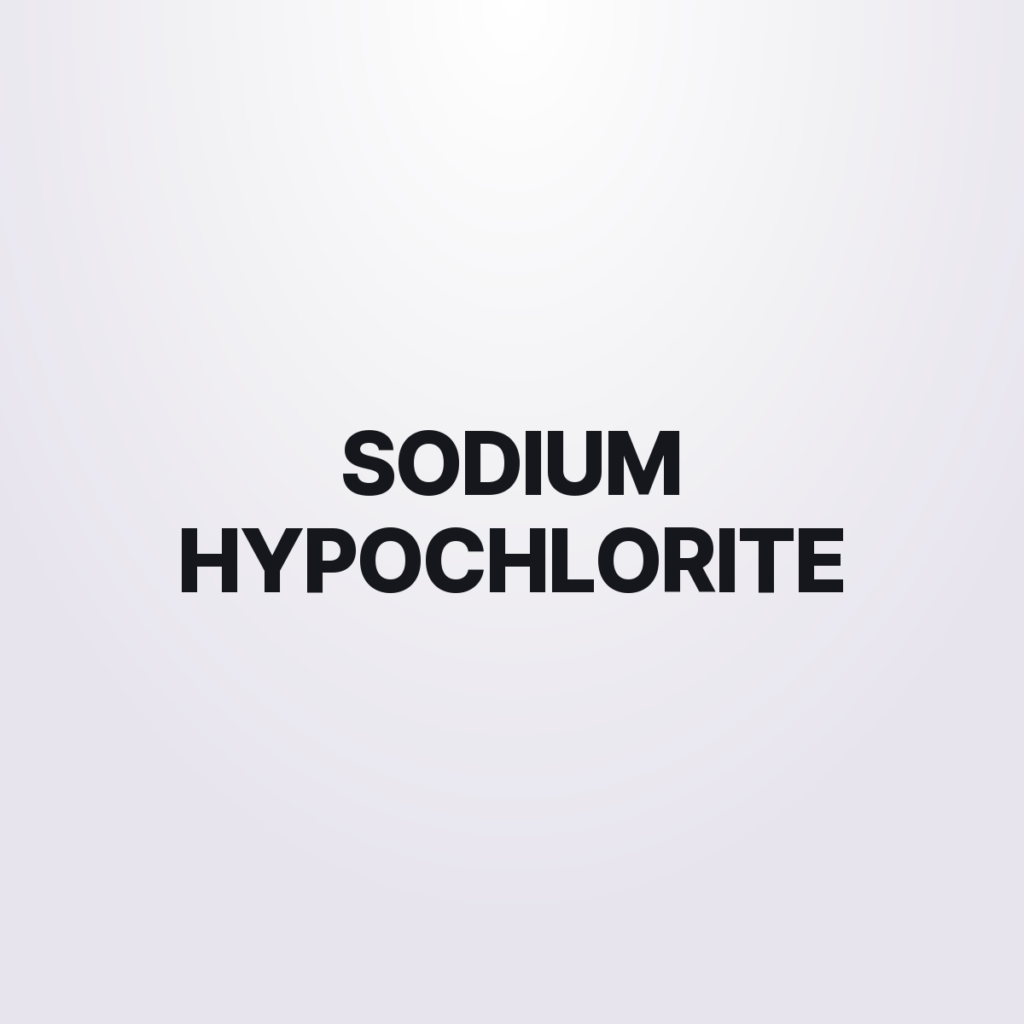 Sodium Hypochlorite